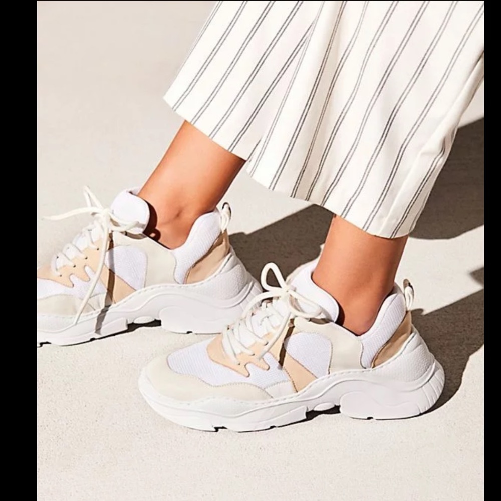 Schutz Jackye Fashion Sneakers Shoes White 5